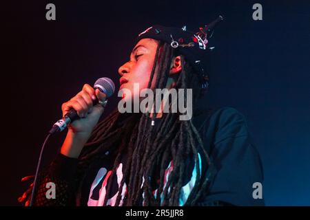 Brighton, città di Brighton & Hove, East Sussex, Regno Unito. Grove si esibisce al Revenge, The Great Escape Festival 2023. 12th maggio 2023. Foto Stock