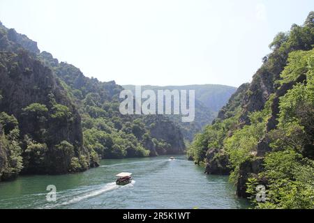 canyon matka dal nord della macedonia Foto Stock