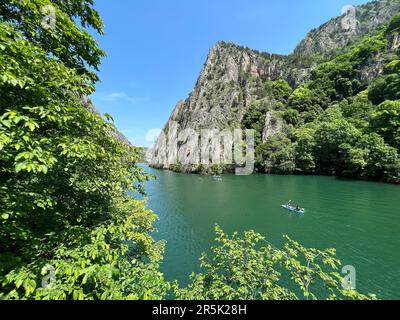 canyon matka dal nord della macedonia Foto Stock