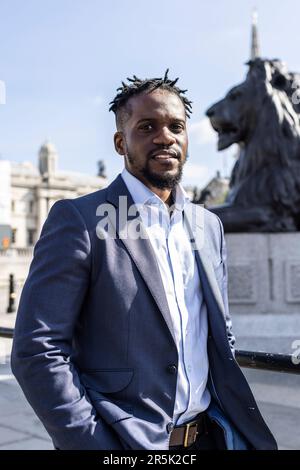 Samuel Kasumu, sperando di diventare il candidato del Partito conservatore durante le prossime elezioni comunali di Londra. Foto Stock