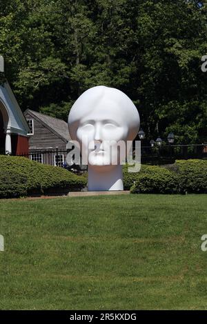 Scultura all'aperto presso il Long Island Museum Stony Brook Long Island New York Foto Stock