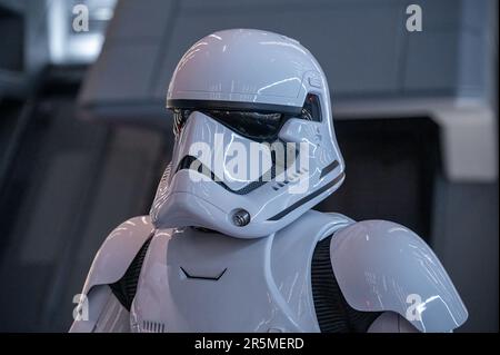 Personaggi di Stormtrooper Star Wars ai Disney Hollywood Studios di Orlando Foto Stock