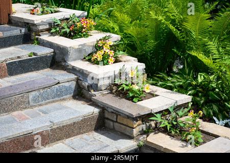 Cayway 17 Pz Giardino in Miniatura Decorazioni, Set di Tavoli e Sedie da Giardino in Miniatura, Accessori per Giardino Fatato, Accessori Giardino Miniatura Set per Giardino Delle Fate in Miniatura