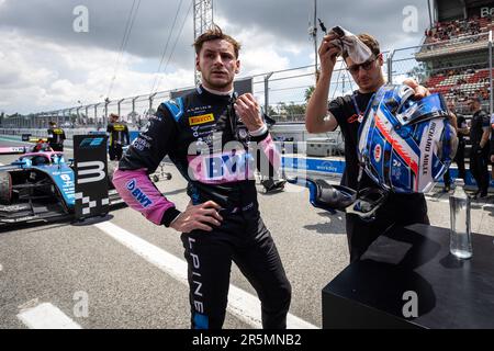 Montmelo, Espagne. 04th giugno, 2023. MARTINS Victor (fra), ART Grand Prix, Dallara F2, ritratto durante il 6th° round del Campionato FIA di Formula 2 2023 dal 2 al 4 giugno 2023 sul circuito di Barcellona-Catalunya, a Montmelo, Spagna - Foto Sebastiaan Rozendaal/DPPI Credit: DPPI Media/Alamy Live News Foto Stock