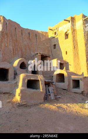 Saray Batu, capitale dell'Orda d'Oro, regione di Astrakhan, Russia, sito di ricostruzione Foto Stock