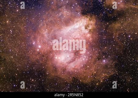 Gruppo di stelle. Starfield. Nebulizzazione. Elementi di questa immagine forniti dalla NASA Foto Stock