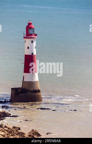 TESTA DI BEACHY, SUSSEX, UK - MAGGIO 11 : il faro di Beachy Head in Sussex il 11 Maggio 2011 Foto Stock