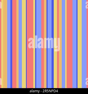 Sfondo vettoriale astratto con strisce colorate verticali. Sfondo colorato senza cuciture. Motivo moderno e geometrico Illustrazione Vettoriale