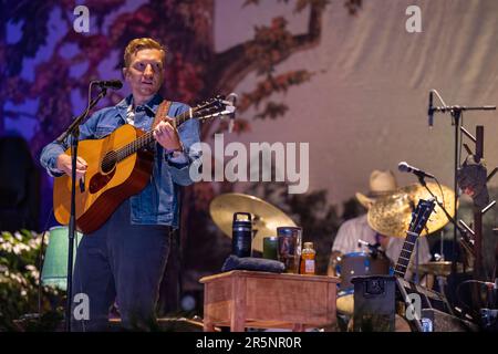 Lexington, Stati Uniti. 04th giugno, 2023. Tyler Childers durante il Railbird Music Festival il 4 giugno 2023, a Lexington, Kentucky (Foto di Daniel DeSaver/Sipa USA) Credit: Sipa USA/Alamy Live News Foto Stock