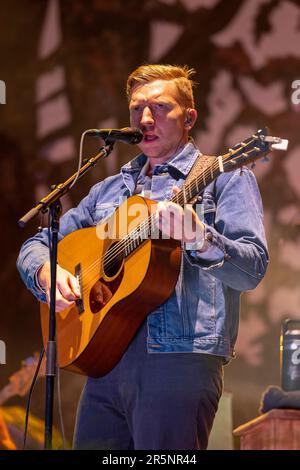 Lexington, Stati Uniti. 04th giugno, 2023. Tyler Childers durante il Railbird Music Festival il 4 giugno 2023, a Lexington, Kentucky (Foto di Daniel DeSaver/Sipa USA) Credit: Sipa USA/Alamy Live News Foto Stock