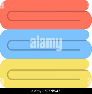 Immagine vettoriale dell'icona Asciugamani. Illustrazione Vettoriale