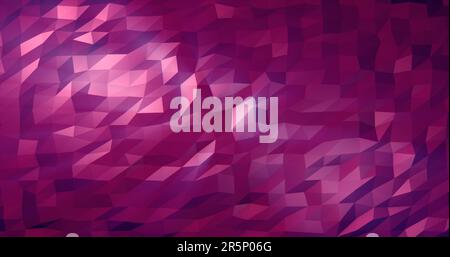 Astratto viola argento basso polytriangular sfondo mesh. Foto Stock