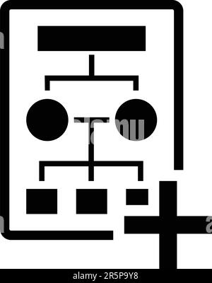 Aggiunta, icona Aggiungi piano. Uso commerciale, file stampati e presentazioni, materiali promozionali, Web o qualsiasi tipo di progetto di progettazione. Illustrazione Vettoriale