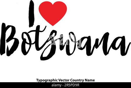 Nome del paese in elegante tipografia testo lettering Vector Art Design Illustrazione Vettoriale