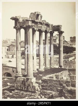 Forum Romanum, Roma Data: 1854/57 artista: Bisson Frères (Louis-Auguste Bisson, francese, 1814–1876 e Auguste-Rosalie Bisson, francese, 1826–1900) Foto Stock