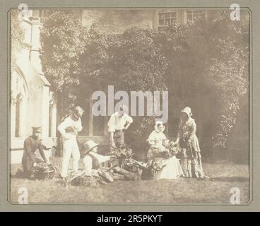 The Fruit Sellers Data: c. 1842/45 artista: William Henry Fox Talbot Inglese, 1800–1877 Foto Stock