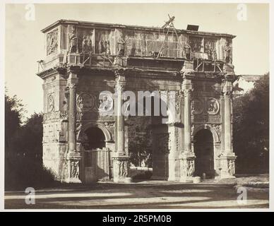 Arco di Costantino, Roma Data: 1854/55, stampato c. 1863 artista: Bisson Frères (Louis-Auguste Bisson, francese, 1814–1876 e Auguste-Rosalie Bisson, p. Foto Stock