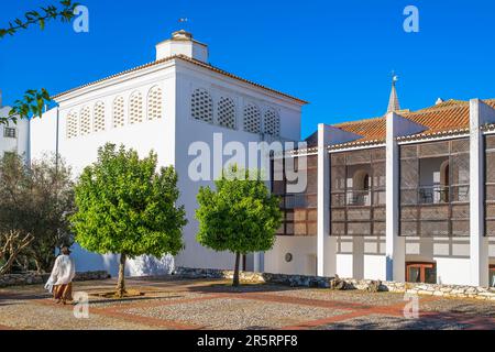 Portogallo, regione di Alentejo, Vila Vicosa, la Pousada Convento Vila Vicosa nel convento Chagas de Cristo del 16th ° secolo Foto Stock