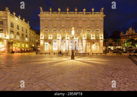 Francia, Meurthe et Moselle, Nancy, piazza Stanislas (ex piazza reale) costruita da Stanislas Leszczynski, re di Polonia e ultimo duca di Lorena in Foto Stock