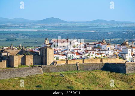 Portogallo, regione dell'Alentejo, Elvas, città fortificata della guarnigione (patrimonio mondiale dell'UNESCO) Foto Stock