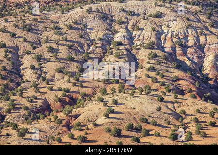 Marocco, provincia di Ouarzazate, strada verso il passo Tizi N'Tichka Foto Stock