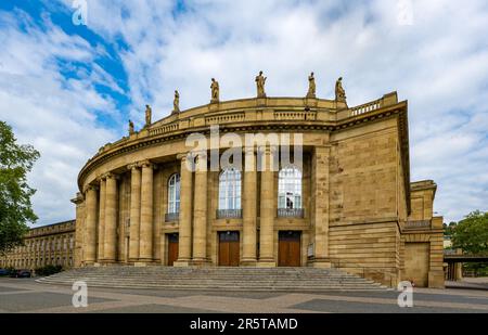 Il Teatro Nazionale e l'Opera di Stato, Stoccarda. Baden-Wuerttemberg, Germania, Europa Foto Stock