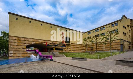 Il teatro da camera a Stoccarda nella nuova galleria di stato. Baden-Württemberg, Germania, Europa Foto Stock