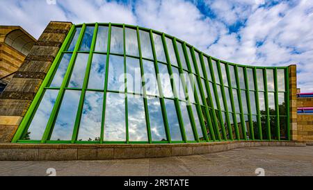 Nuova Galleria di Stato progettato da James Stirling, Stoccarda, Baden-Wuerttemberg, Germania, Europa Foto Stock