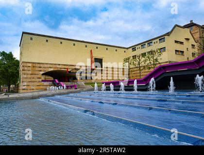 Il teatro da camera a Stoccarda nella nuova galleria di stato. Baden-Württemberg, Germania, Europa Foto Stock