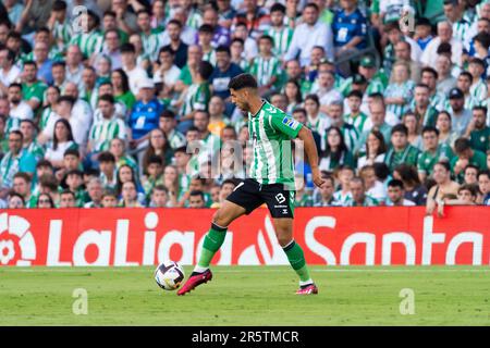 Siviglia, Spagna. 04th giugno, 2023. Ayoze Perez in azione durante la Liga Santander 2022/2023 partita tra Real Betis e Valencia CF allo stadio Benito Villamarin. Punteggio finale; Real Betis 1:1 Valencia CF. Credit: SOPA Images Limited/Alamy Live News Foto Stock