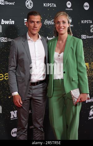 Bruxelles, Belgio. 05th giugno, 2023. L'arbitro Jonathan Lardot nella foto durante i Pro League Awards, organizzati dalla Pro League a Bruxelles, lunedì 05 giugno 2023. BELGA PHOTO VIRGINIE LEFOUR Credit: Agenzia Notizie Belga/Alamy Live News Foto Stock