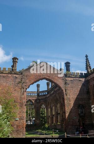 St La chiesa di Luke a Liverpool Foto Stock