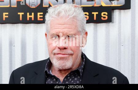 Flatbush, Stati Uniti. 05th giugno, 2023. Ron Perlman arriva sul tappeto rosso alla prima di New York "Transformers: Rise of the Beasts" di Paramount al Kings Theatre lunedì 5 giugno 2023 a New York City. Foto di John Angelillo/UPI Credit: UPI/Alamy Live News Foto Stock