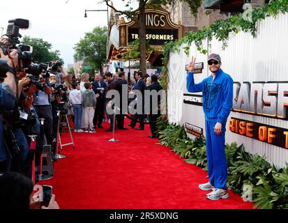 Flatbush, Stati Uniti. 05th giugno, 2023. Pete Davidson arriva sul tappeto rosso alla prima di New York "Transformers: Rise of the Beasts" di Paramount al Kings Theatre lunedì 5 giugno 2023 a New York City. Foto di John Angelillo/UPI Credit: UPI/Alamy Live News Foto Stock