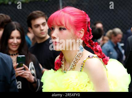 Flatbush, Stati Uniti. 05th giugno, 2023. Riisa Naka arriva sul tappeto rosso alla prima di New York "Transformers: Rise of the Beasts" di Paramount al Kings Theatre lunedì 5 giugno 2023 a New York City. Foto di John Angelillo/UPI Credit: UPI/Alamy Live News Foto Stock