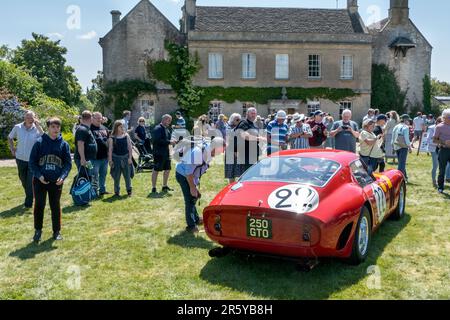 1962 Ferrari 250 GTO al giorno aperto al Middlewick House Gardens Corsham Wiltshire UK Foto Stock