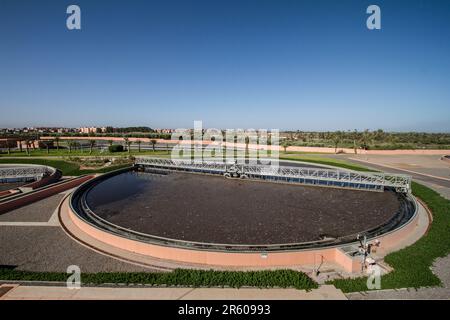 Waterleau Marrakech: Dove il trattamento delle acque reflue e la tecnologia si incontrano Foto Stock