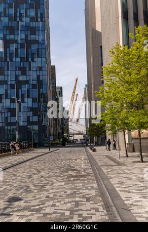 Londra, Regno Unito, 28th 20203 maggio: Una vista della O2 Arena a East London Foto Stock