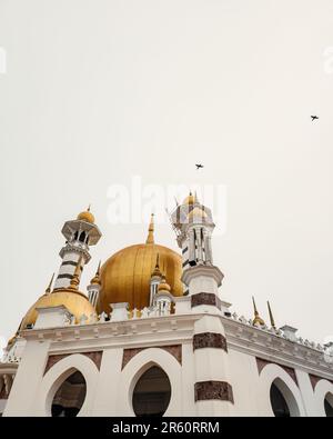 Un tiro a basso angolo di Masjid DiRaja Ubudiah Kuala Kangsar Foto Stock