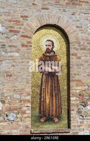 Via dello splendido, Santuario della Madonna dello splendore, Giulianova, Abruzzo, Italia, Europa Foto Stock