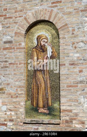 Via dello splendido, Santuario della Madonna dello splendore, Giulianova, Abruzzo, Italia, Europa Foto Stock