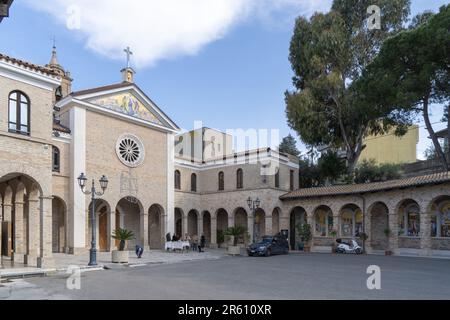 Via dello splendido, Santuario della Madonna dello splendore, Giulianova, Abruzzo, Italia, Europa Foto Stock