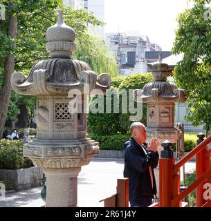 ASAKUSA E IL SUO TEMPIO SENSO-JI TOKYO Foto Stock