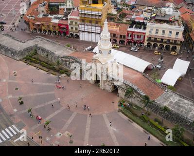 Torre del Reloj, Cartagena de Indias Foto Stock