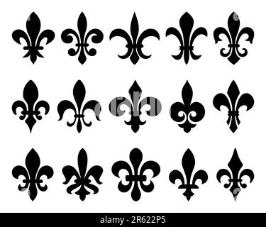 simboli storici in forme diverse Illustrazione Vettoriale