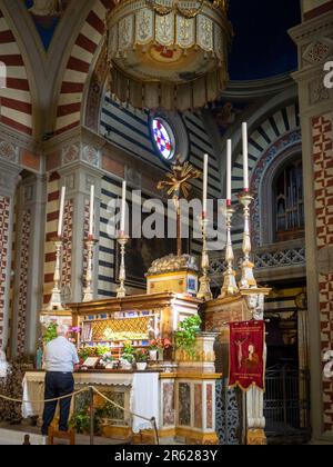 Reliquie di Santa Margherita nella chiesa di Cortona Foto Stock