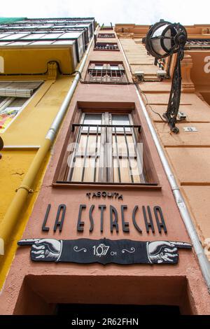 La Estrecha 'uno stretto' edificio Valencia Foto Stock