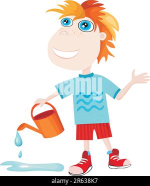 illustrazione vettoriale di un acquario Illustrazione Vettoriale