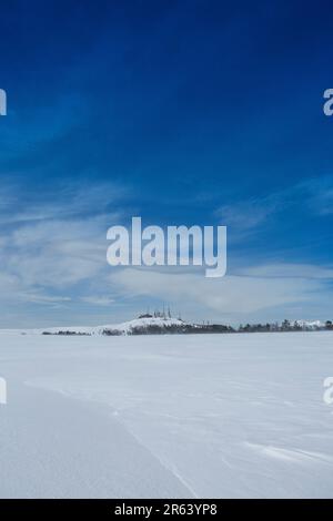 Altopiano di Utsukushi-ga-hara in inverno Foto Stock