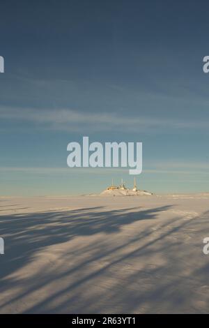 Altopiano di Utsukushi-ga-hara in inverno Foto Stock